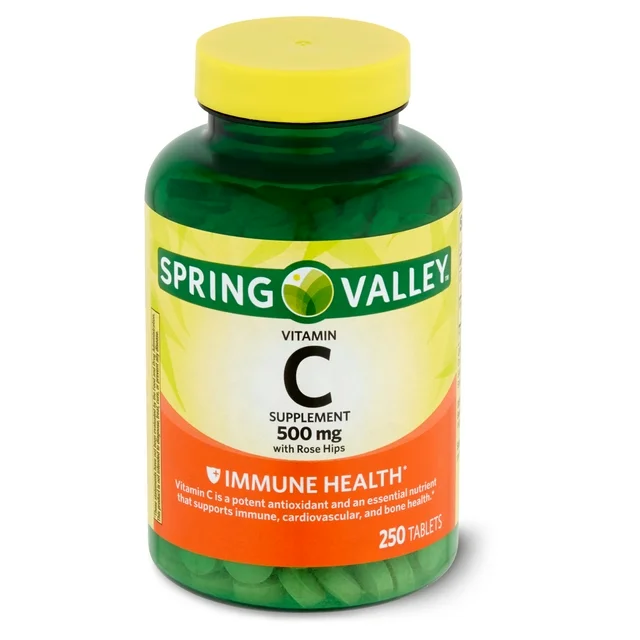 Vitamina C de 500mg con 250 tabletas