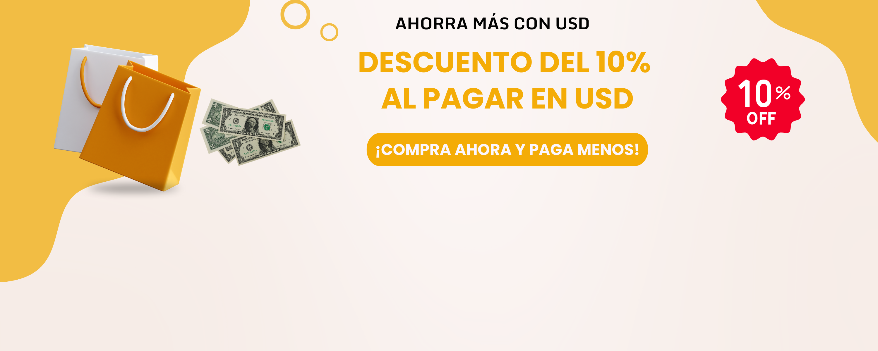 Descuento al pagar en USD